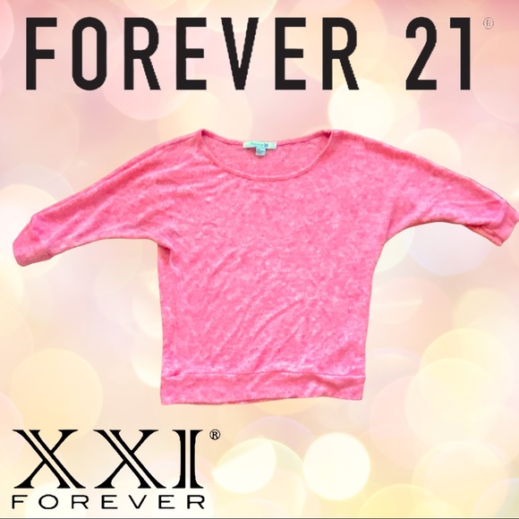 2/$25- Forever 21 Knit Top Relaxed Fit w/Raglan sleeves - Picture 7 of 10